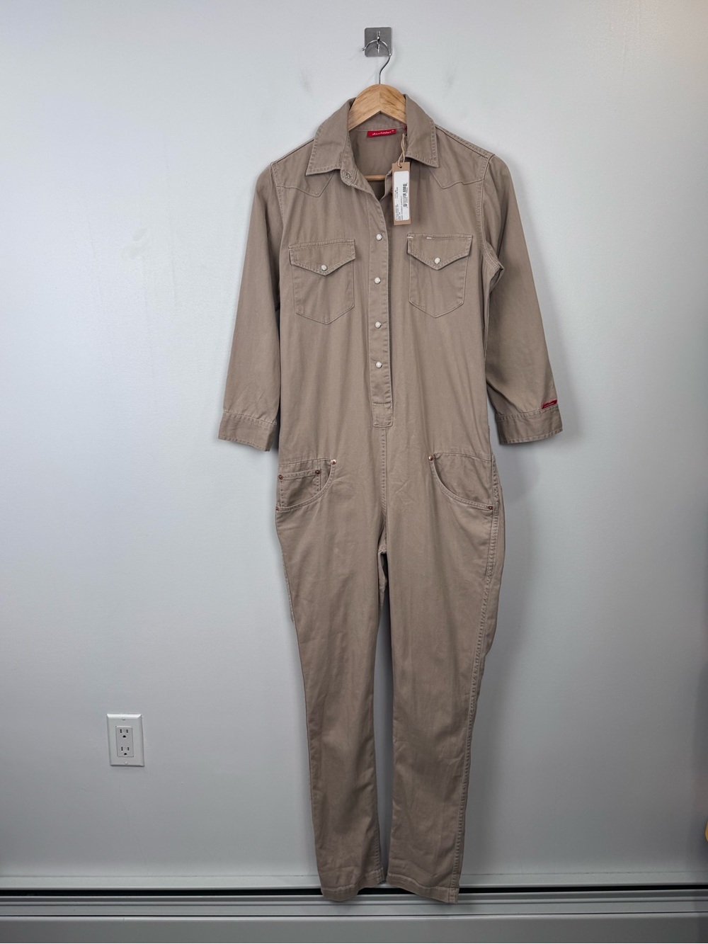 NWT Denimist Cowboy Tan Jumpsuit Women Size XS